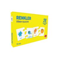 Renkler - Öğren Eşleştir 28 Kart (3+ Yaş) - Mikado Yayınları