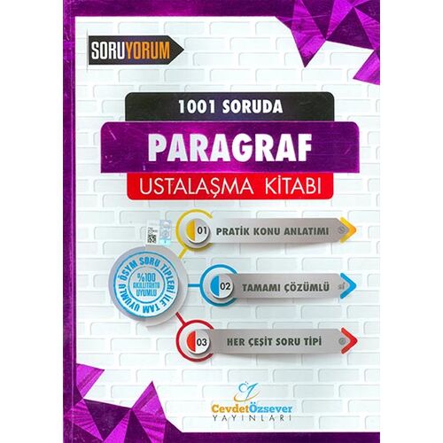 1001 Soruda Paragraf Ustalaşma Kitabı Cevdet Özsever