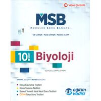 10.Sınıf Biyoloji Modüler Soru Bankası Eğitim Vadisi Yayınları
