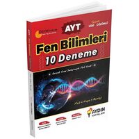 AYT Fen Bilimleri 10 Deneme Video Çözümlü Aydın Yayınları