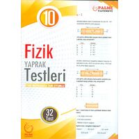 Palme 10.Sınıf Fizik Yaprak Testleri