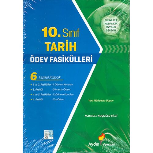 10.Sınıf Tarih Ödev Fasikülleri Aydın Yayınları