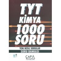 TYT Kimya 1000 Soru Bankası Çapa Yayınları