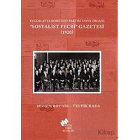 Yugoslavya Komünist Partisi Yayın Organı Sosyalist Fecri Gazetesi (1920)