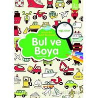 Bul ve Boya - Yeşil Kitap - Ferhat Çınar - 0-6 Yaş Yayınları