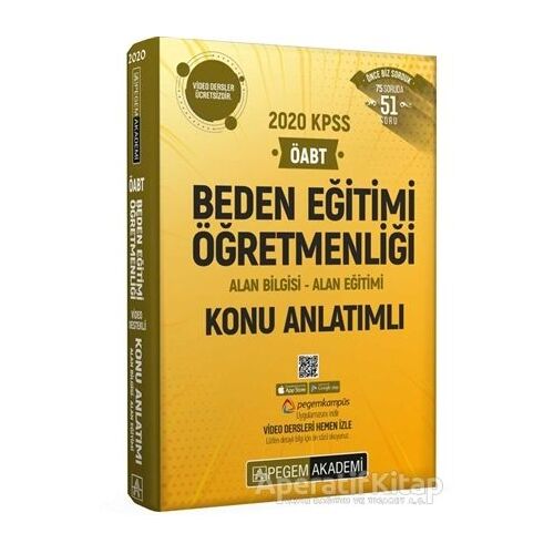 2020 ÖABT Beden Eğitimi Öğretmenliği Konu Anlatımlı