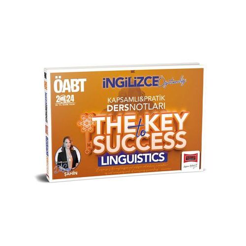 2024 Yargı ÖABT İngilizce Öğretmenliği The Key To Success Linguistics Kapsamlı Pratik Ders Notları