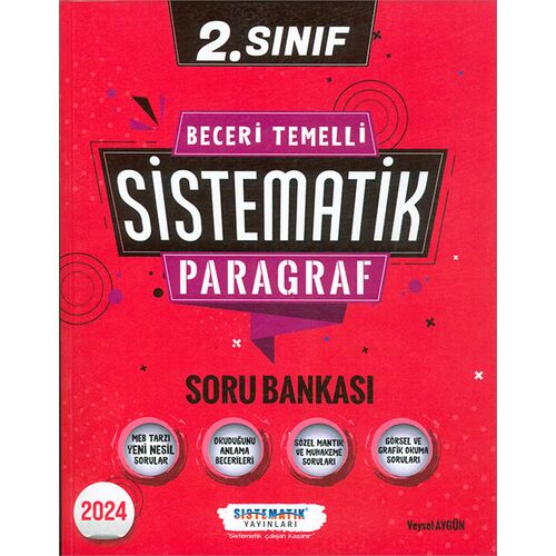 2.Sınıf Beceri Temelli Sistematik Paragraf Soru Bankası Sistematik Yayınları