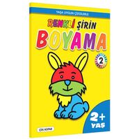 Renkli Şirin Boyama 2 2+ Yaş - Kolektif - Pinokyo Yayınları