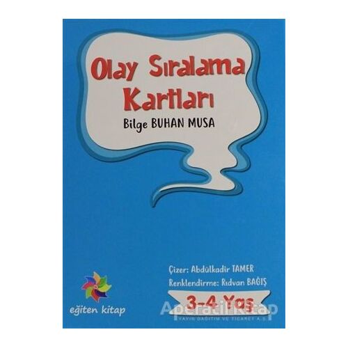 3-4 Yaş Olay Sıralama Kartları - Bilge Buhan Musa - Eğiten Kitap