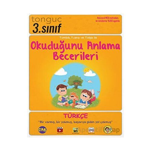 3.Sınıf Türkçe Okuduğunu Anlama Becerileri Tonguç Yayınları