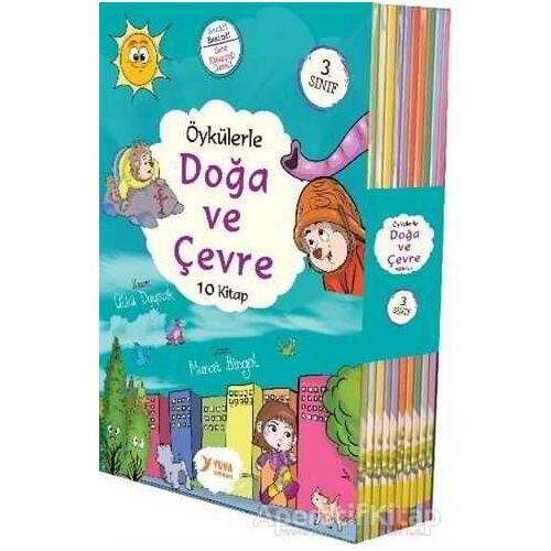 3. Sınıflar İçin Öykülerle Doğa ve Çevre 10 Kitap - Ülkü Duysak - Yuva Yayınları