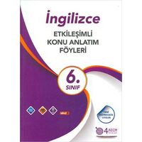 6. Sınıf İngilizce Etkileşimli Konu Anlatım Föyleri - Özlem Özay - 4 Adım Yayınları