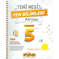 5.Sınıf Fen Bilimleri Yeni Nesil Defteri Spoiler Yayınları