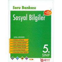 5. Sınıf Sosyal Bilgiler Soru Bankası - Şefika Arıdemir - 4 Adım Yayınları