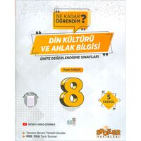 8.Sınıf Din Kültürü ve Ahlak Bilgisi Ünite Değerlendirme Sınavları 5 Fasikül Spoiler Yayınları