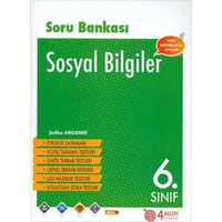 6. Sınıf Sosyal Bilgiler Soru Bankası - Şefika Arıdemir - 4 Adım Yayınları