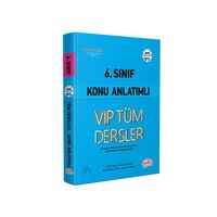 6. Sınıf VIP Tüm Dersler Konu Anlatımlı Mavi Kitap Editör Yayınevi