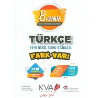 8.Sınıf Türkçe Yeni Nesil Soru Bankası KVA Yayınları