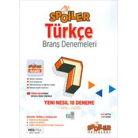 7.Sınıf Türkçe Branş Denemeleri Spoiler Yayınları