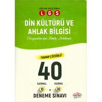 Editör 8.Sınıf LGS Din Kültürü Çözümlü 40 Deneme Sınavı