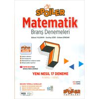 7.Sınıf Matematik Branş Denemeleri Spoiler Yayınları