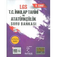 LGS 8.Sınıf TC İnkılap Tarihi ve Atatürkçülük Soru Bankası Karekök Yayınları