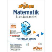 8.Sınıf Matematik Branş Denemeleri Spoiler Yayınları