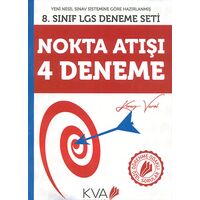 8.Sınıf LGS Deneme Seti Nokta Atışı 4 Deneme KVA Yayınları