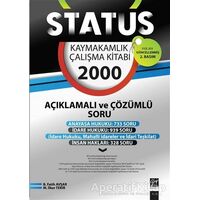 Status Kaymakamlık Çalışma Kitabı - B. Fatih Avşar - Gazi Kitabevi