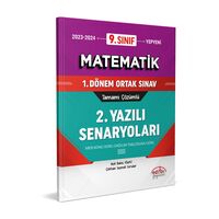 9.Sınıf Matematik 1.Dönem Ortak Sınav 2. Yazılı Senaryoları Çözümlü Editör Yayınevi