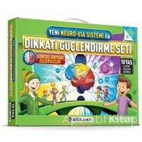 Yeni Neuro-Via Sistemi ile Dikkati Güçlendirme Seti 10 Yaş (3 Kitap) - Osman Abalı - Adeda Yayınları