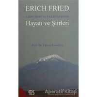 Erich Fried Adını Nereye Yazayım Senin Hayatı ve Şiirleri