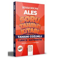 Benim Hocam 2022 ALES Türkçe - Matematik Tamamı Çözümlü Soru Tahmin Kitabı