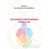 Güldüren-Düşündüren Fıkralar - Ali Adil Atalay Vaktidolu - Can Yayınları (Ali Adil Atalay)