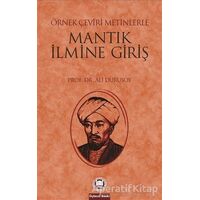 Örnek Çeviri Metinlerle Mantığa Giriş - Ali Durusoy - Marmara Üniversitesi İlahiyat Fakültesi Vakfı