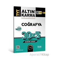 Altınkarma TYT Coğrafya 30X5 Deneme Sınavı