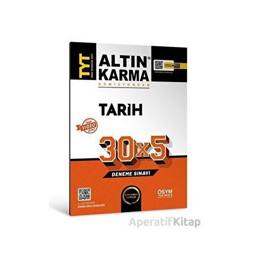 Altınkarma TYT Tarih 30x5 Deneme Sınavı