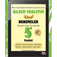 Bilsem Tabletim 3. Sınıf Denemeler 5 Fasikül - Elif Erdoğan - Hayat Okul Yayınları