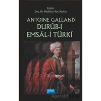 Durub-ı Emsal-i Türki - Antoine Galland - Nobel Akademik Yayıncılık