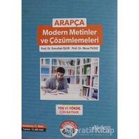 Arapça Modern Metinler ve Çözümlemesi - Musa Yıldız - Akdem Yayınları