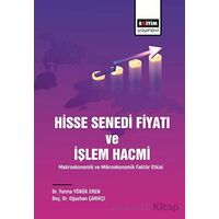 Hisse Senedi Fiyatı ve İşlem Hacmi - Oğuzhan Çarıkçı - Eğitim Yayınevi - Bilimsel Eserler