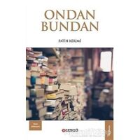 Ondan Bundan - Fatih Kerimi - Bengü Yayınları