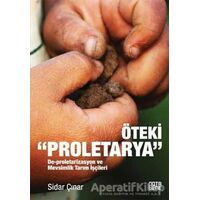 Öteki Proletarya - Sidar Çınar - Nota Bene Yayınları