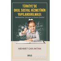 Türkiyede Okul Sosyal Hizmetinin Yapılandırılması - Mehmet Can Aktan - Gece Kitaplığı