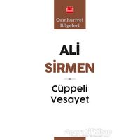 Cüppeli Vesayet - Ali Sirmen - Kırmızı Kedi Yayınevi