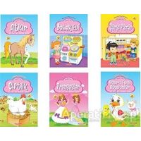 Aktiviteli Boyama Kitabı - Pembe Seti (6 Kitap Takım) - Kolektif - Yumurcak Yayınları