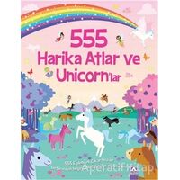 Harika Atlar ve Unicornlar - 555 Eğlenceli Çıkartma - Kolektif - Altın Kitaplar