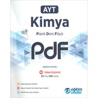 AYT Kimya PDF Planlı Ders Föyü Eğitim Vadisi