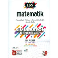 8.Sınıf LGS Matematik Simülasyon 15 Deneme 3D Yayınları